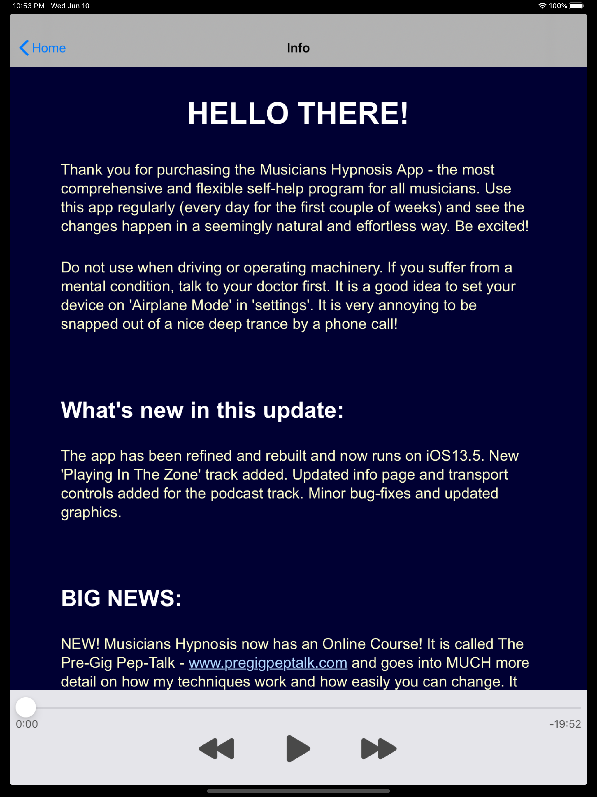 Musicians Hypnosis screenshot 6