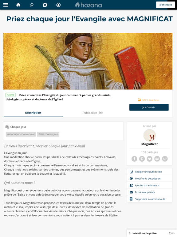 Screenshot #6 pour Hozana - Prière catholique