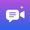 Video to Text, Transcribe, AI icon