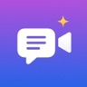 Video to Text, Transcribe, AI icon