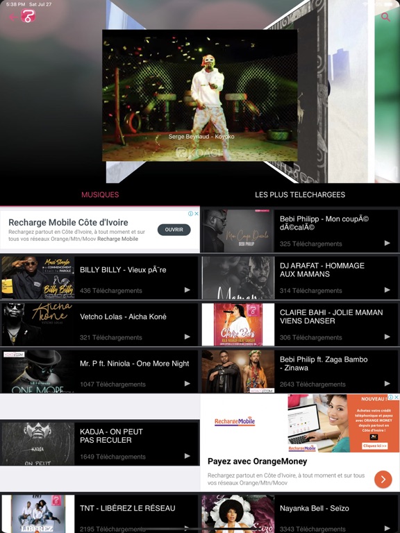 Koaci.com iPad screenshot 6 - News app