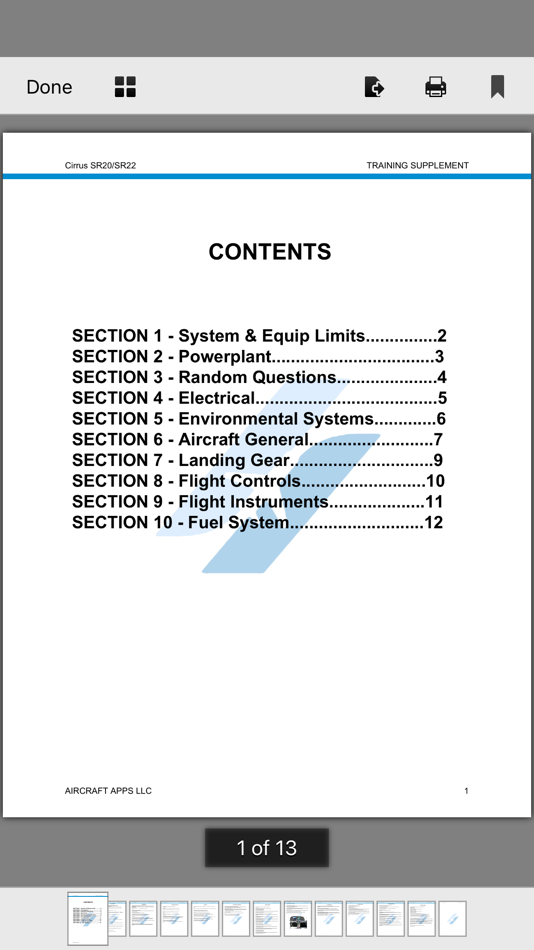 #9. iCIRRUS SR20/22 Checkride Prep (iOS) 由: Aircraft Apps LLC