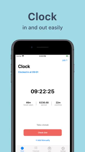 Hours Tracker: Time and Pay screenshot 1