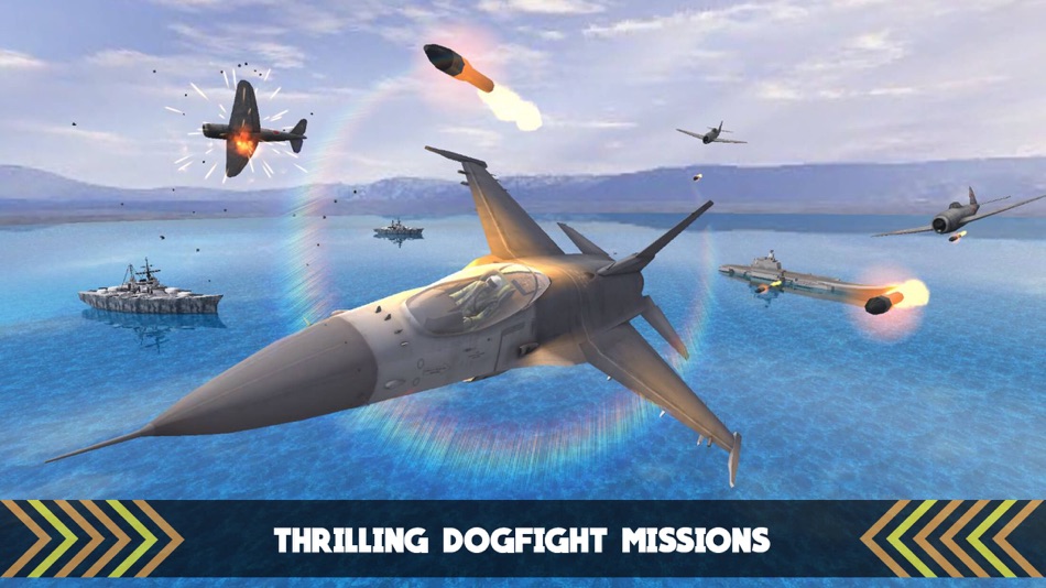 #1. Air Fighter Jet Simulator Game (iOS) Podle: Mohammed Hamdi