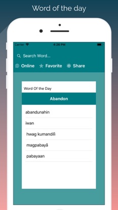 English Tagalog Translator screenshot 2