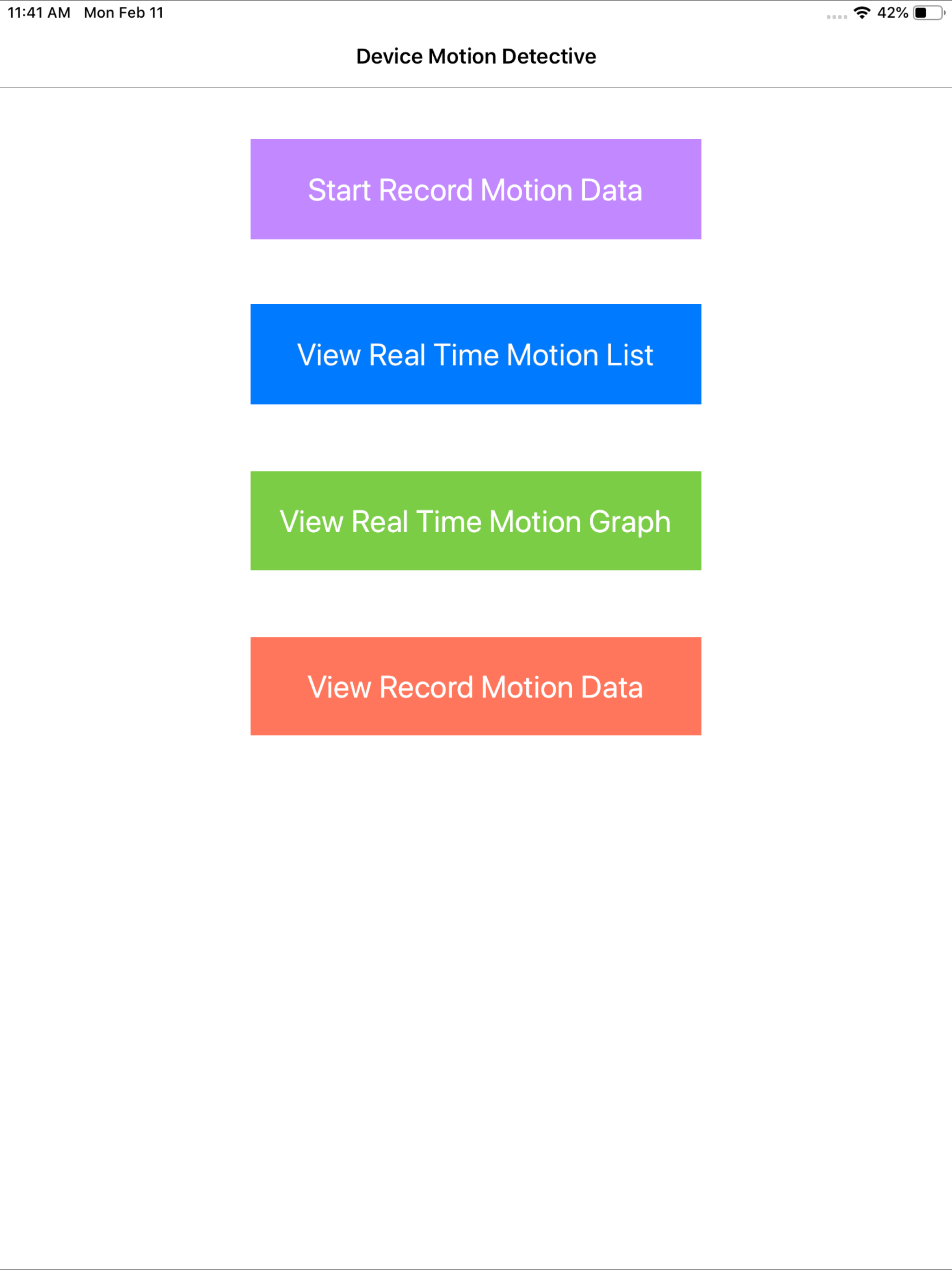 Device Motion Detective screenshot 6