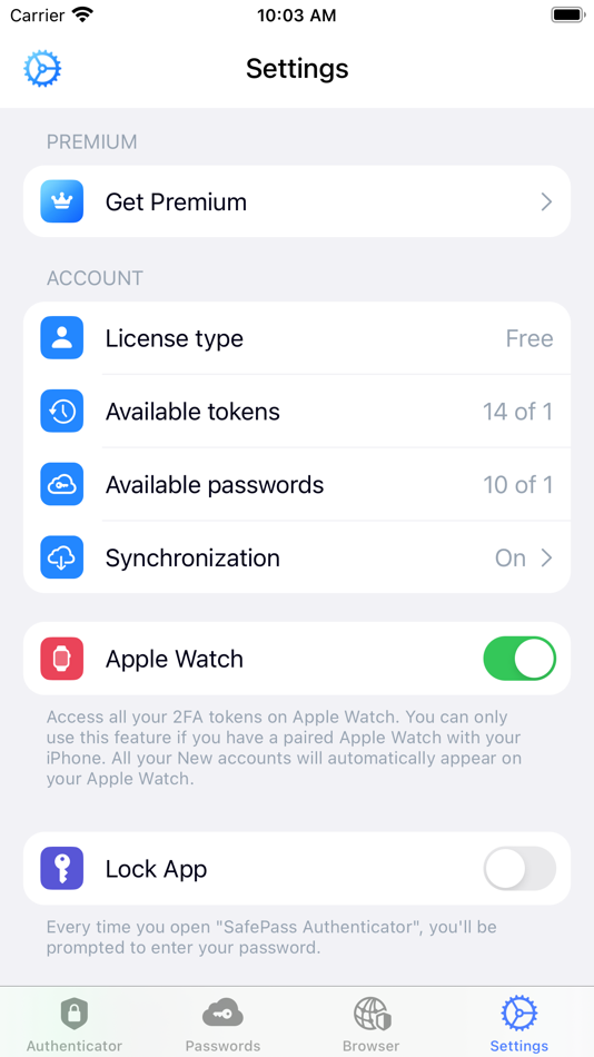 #6. Authenticator App ¹ (iOS) 来自: GITU Limited