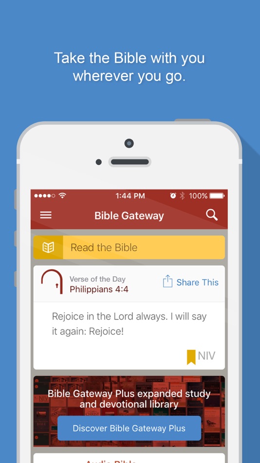 #1. Bible Gateway (iOS) 由: HarperCollins Christian Publishing, Inc.