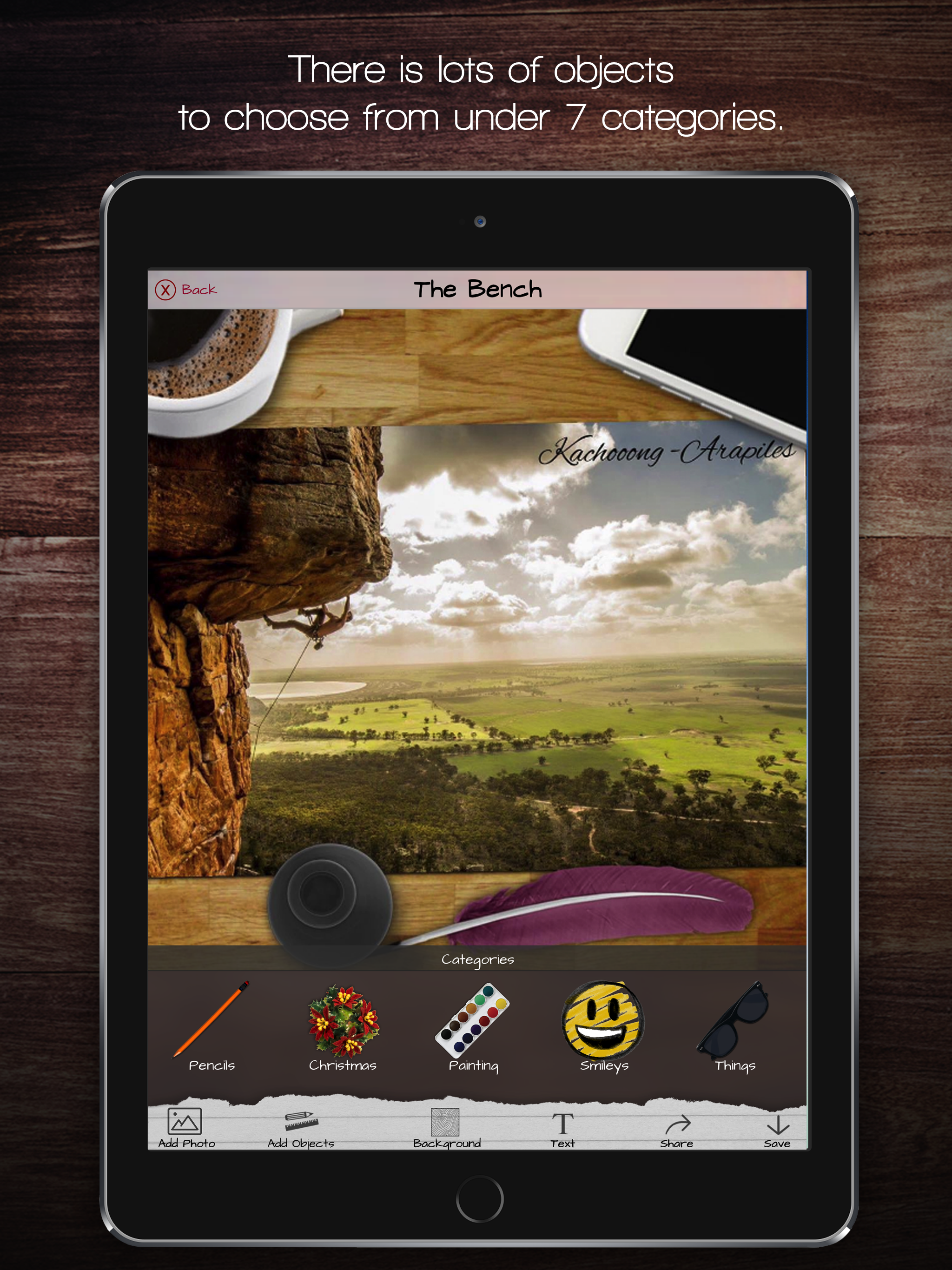 Stickers & filter Sketch Bench screenshot 12