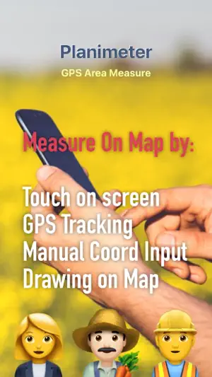 Planimeter GPS Area Measure screenshot 1