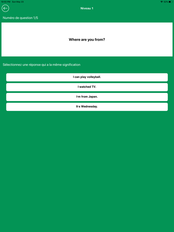 Screenshot #5 pour FrenchBeez 4: Mots utiles