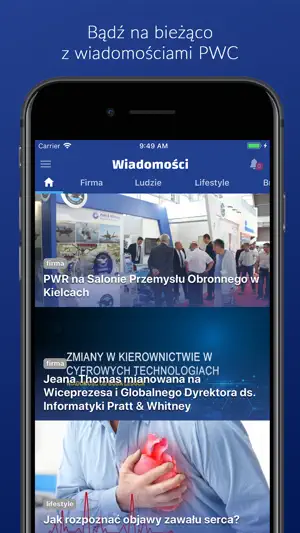 Wiadomości P&W screenshot 1