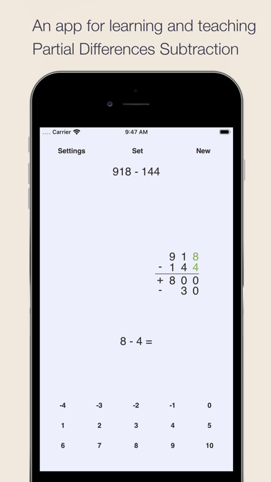 Screenshot #1 pour Partial Difference Subtraction