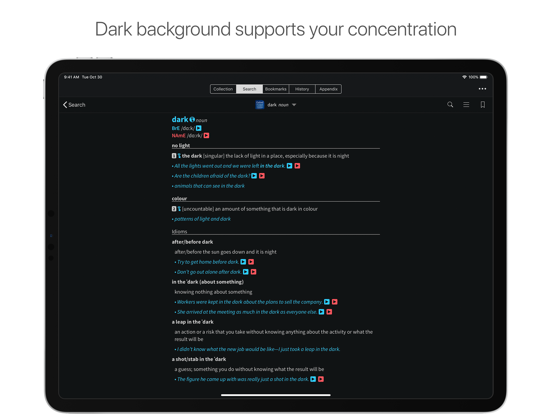 Dictionaries iPad screenshot 5 - Reference app