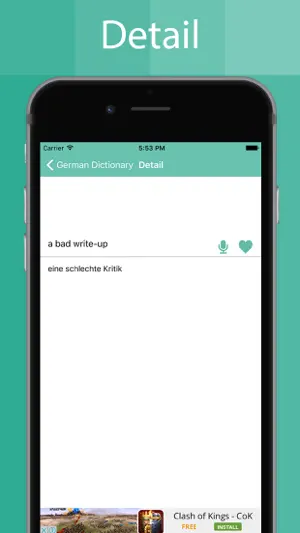 German Dictionary Offline screenshot 3