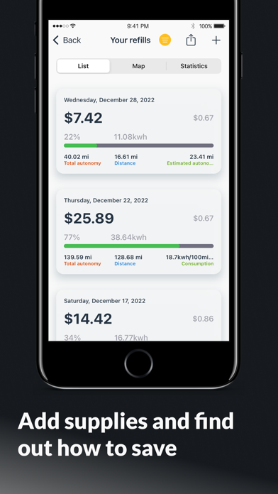 Mileage Tracker - Magica Screenshot