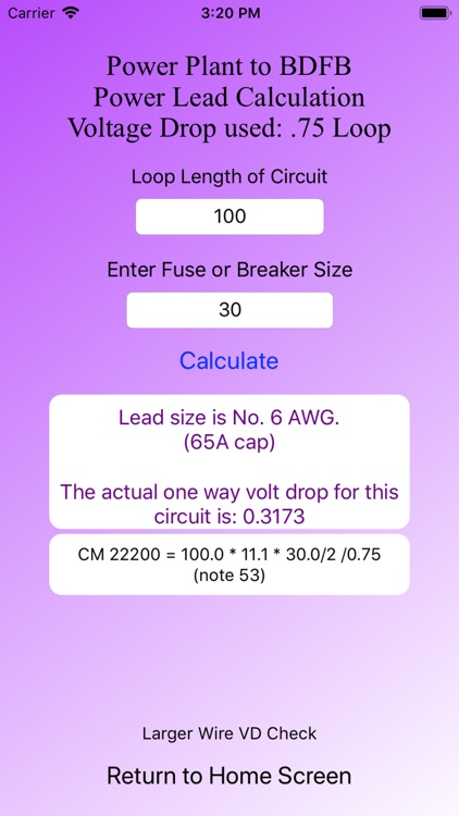 leaDCalc