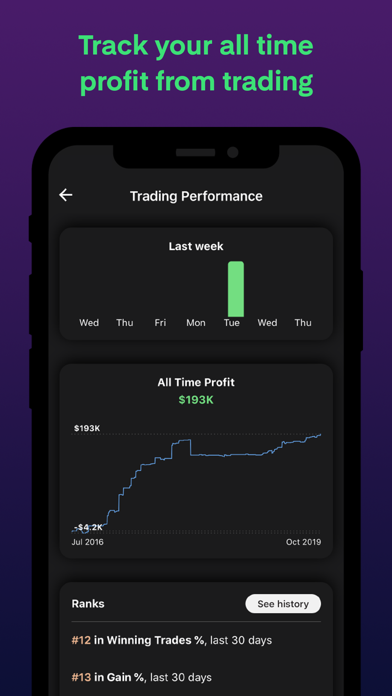 kinfo - Trading Journal iPhone screenshot 5 - Finance app