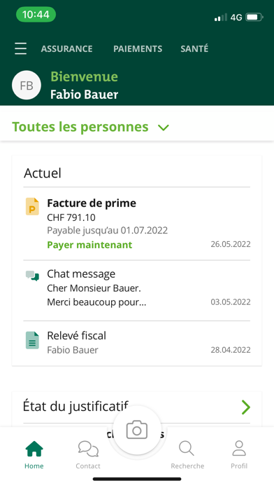 Screenshot #1 pour Sanitas Portal