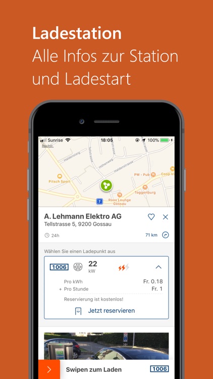 swisscharge.ch eMobility App