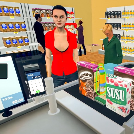 Supermarket Shopping Games 24 Icon