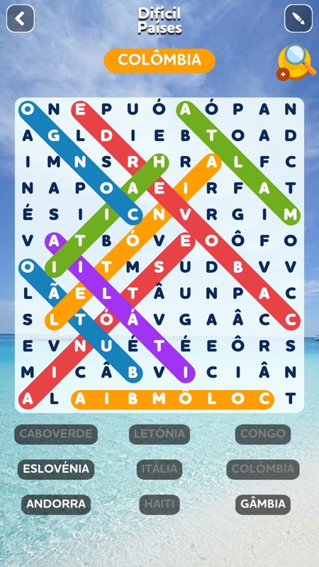 Caça palavras Brasileiro! screenshot 3