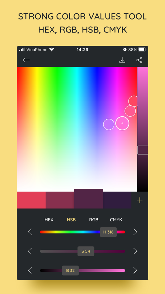 #4. iPalettes - Color palettes (iOS) 由: Thi Hoang