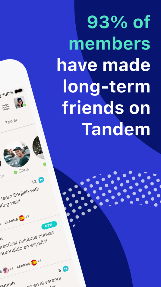 #2. Tandem: Conversation exchange (iOS) 由: Tripod Technology GmbH