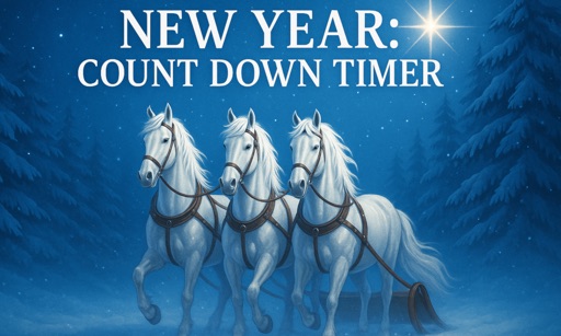 New Year: Timer app icon