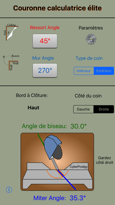 Screenshot #1 pour Calculatrice Couronne élite
