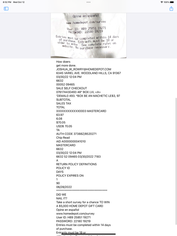 App screenshot
