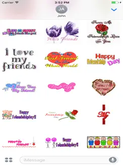 Friendship Day GIF Stickers iPad image 3