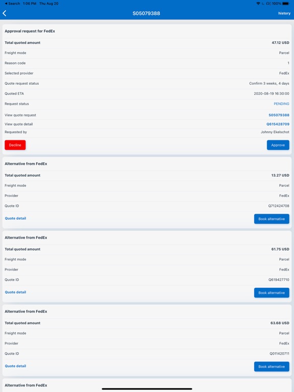 Screenshot #6 pour Cargobase - On The Go