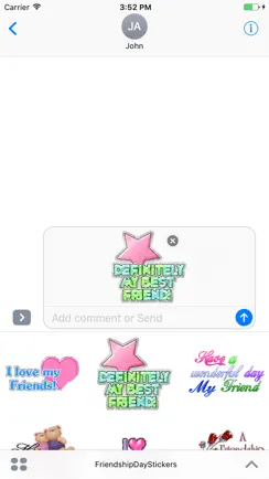 Friendship Day GIF Stickers iPhone image 4