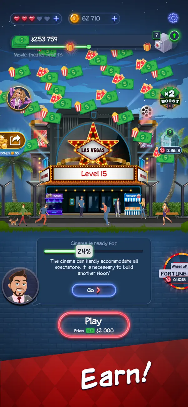 Screenshot #3 pour MovieFan: Idle Trivia Quiz