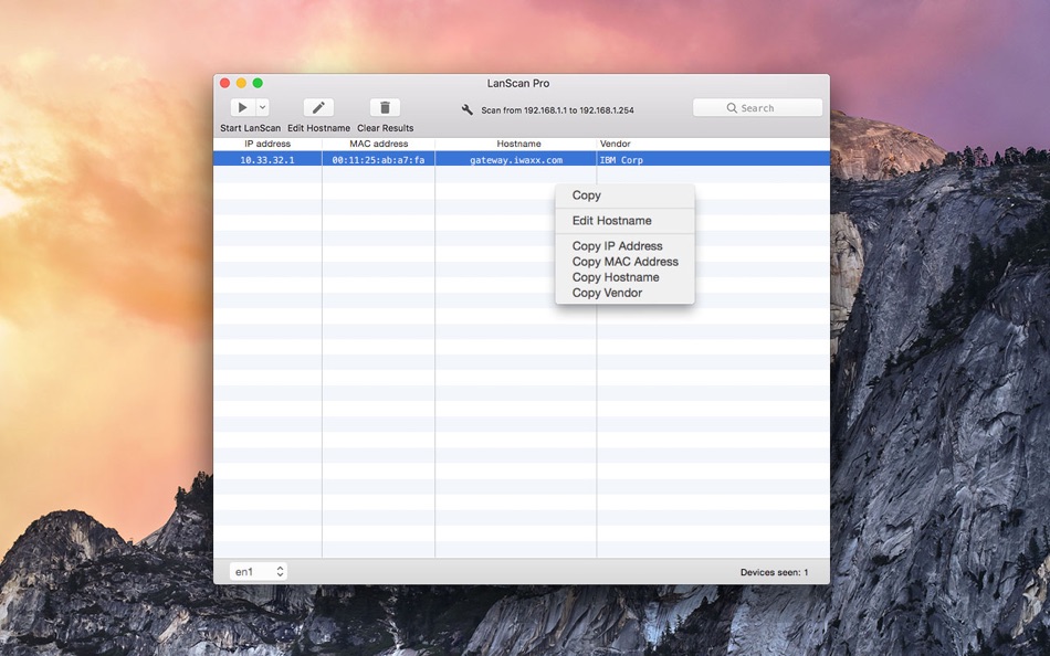 #5. LanScan (macOS) Podle: iwaxx Sarl