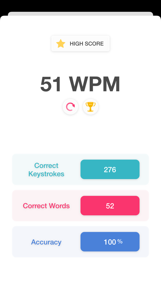 #3. Speed Typer: WPM Typing Tests (iOS) 由: justncode LLC