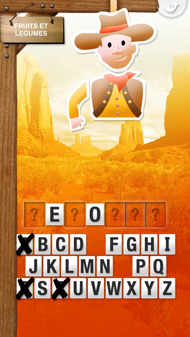 Screenshot #1 pour Jeu du pendu pour les enfants