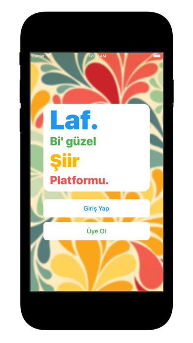 Screenshot #1 pour Laf. - Bi' güzel şiir yazmalı.