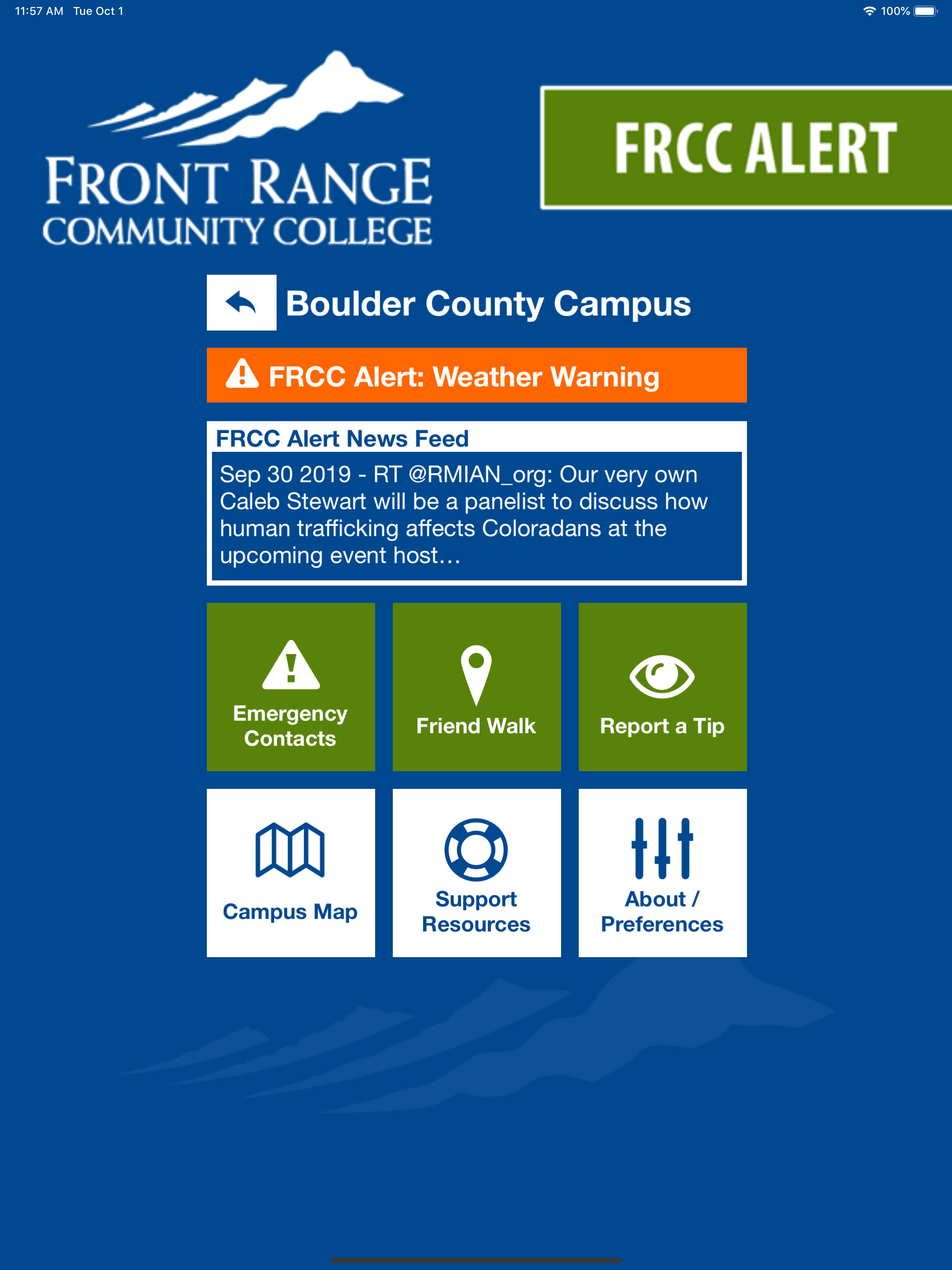FRCC Alert