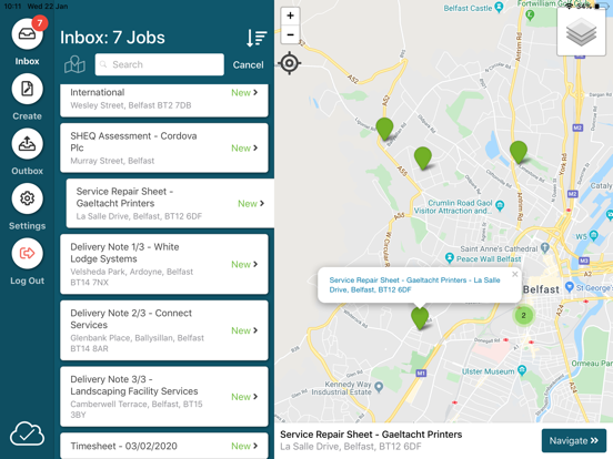 Screenshot #4 pour Footprint Workflow Management