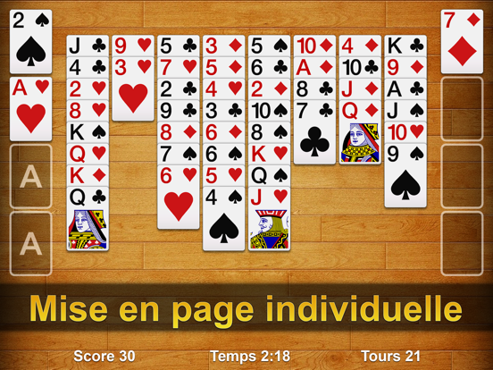 Screenshot #6 pour FreeCell Solitaire: Casse-tête