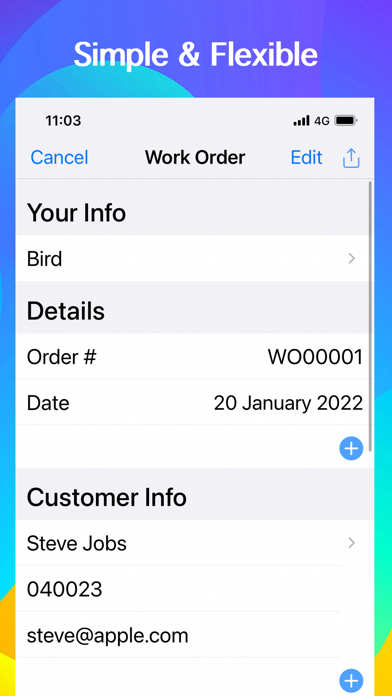 Work Order Maker - WOs Tracker Screenshot