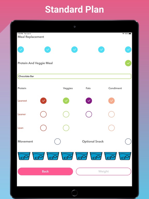 Screenshot #6 pour Meal Replacement Tracker