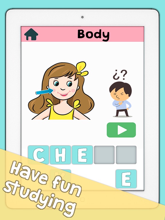 English Learning Vocabulary iPad screenshot