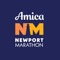 The official mobile app for the 2025 Amica Newport Marathon