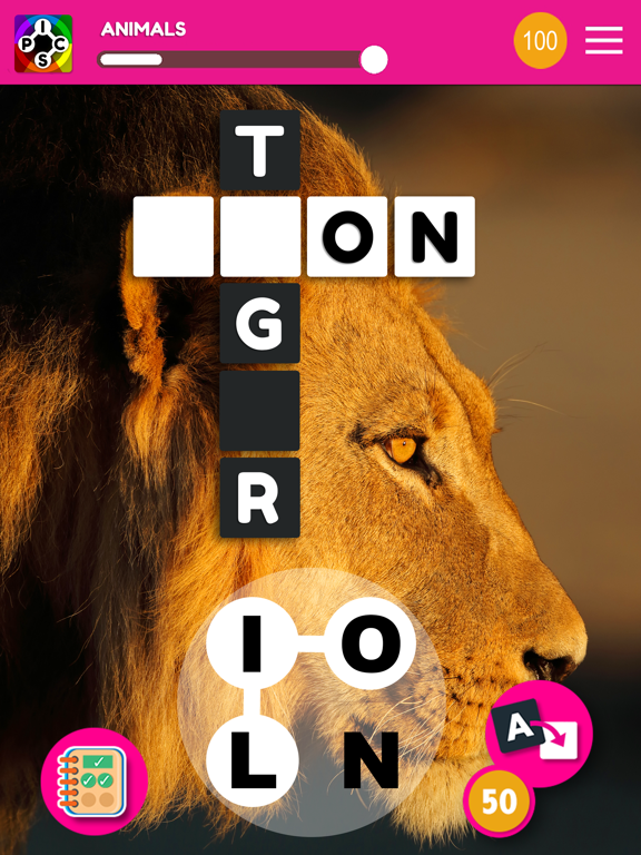 Word Forge - picture crossword iPad screenshot