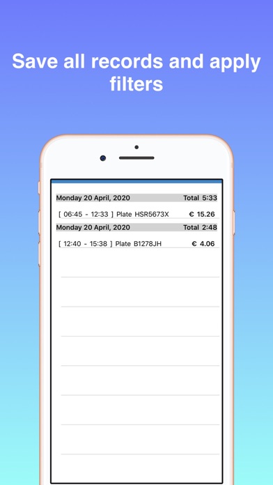 Screenshot #2 pour Parking Manager : Caisse