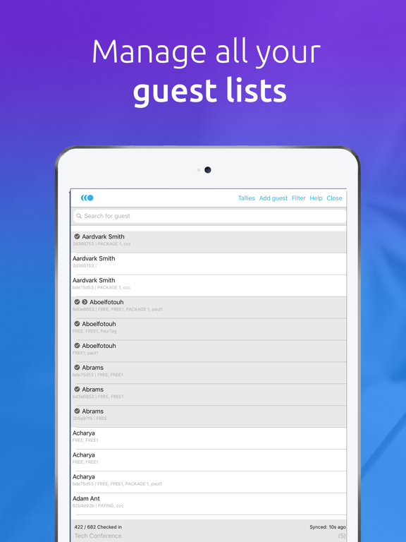 Screenshot #4 pour Event Check-in - Qflow.io