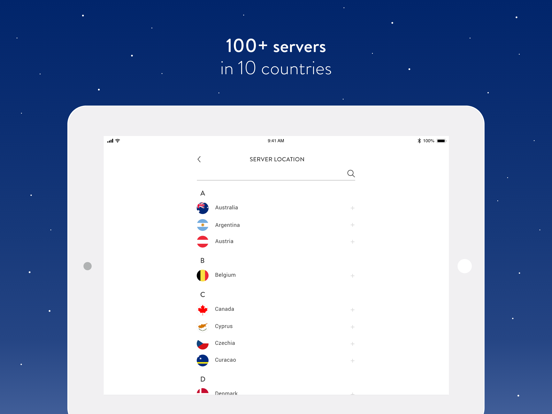 NovaVPN iPad screenshot 4 - Utilities app